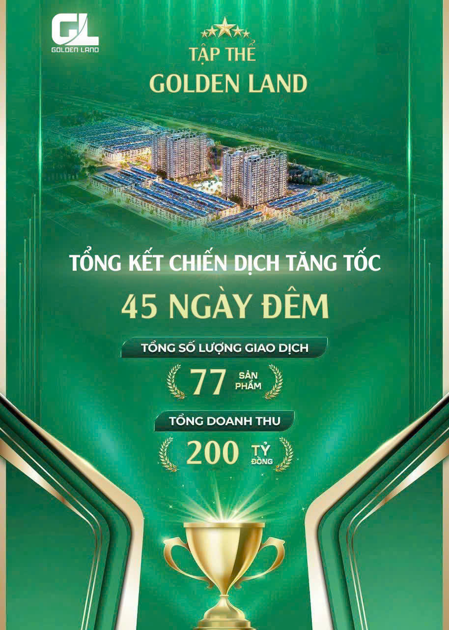Golden Land – Đại lý xuất sắc nhất đợt 1 TOP 1 Homie City